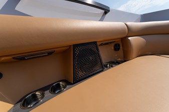 Bow speaker and cup holders