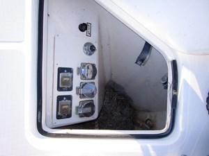 Optional bow shore power hookup