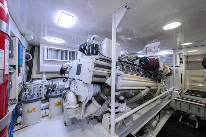 Front of starboard side MTU