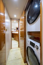 Washer and dryer in companionway closet