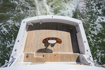 View of cockpit from tower helm