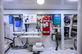 SeaRecovery watermaker, Fire Suppression system, fuel transfer pump, battery charger