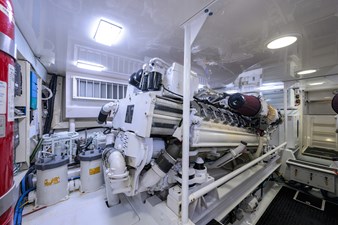 Front of starboard side MTU