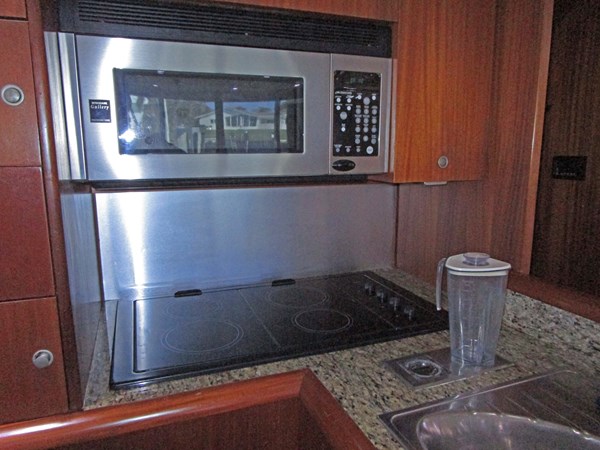 Galley stove and microwave