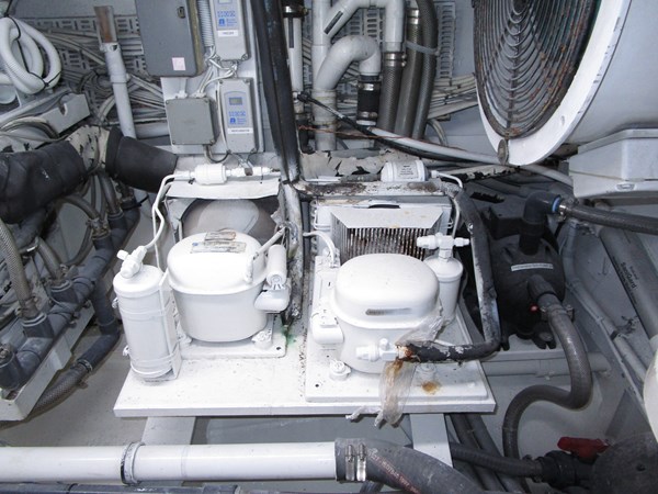 Remote mount galley refrigeration compressor