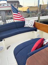 SOLEIL, Hinckley Picnic 36 EP, Aft Seating