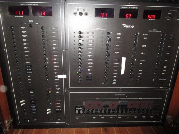 Pilothouse electrical panel