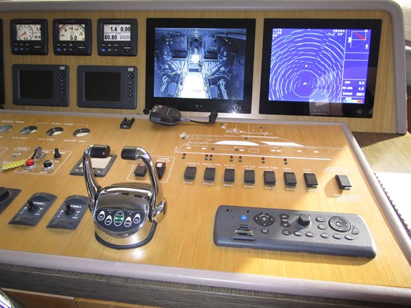 Lower helm detail starboard