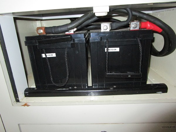 Lazzarette battery storage
