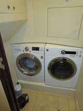 Lower companionway laundry room
