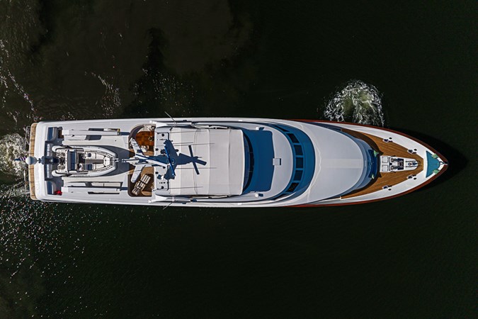 M/Y Probability - 122' Delta Yacht Aerial