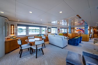 M/Y Probability - 122' Delta Yacht Main Salon