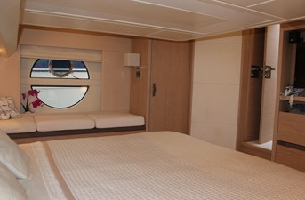 Interior view of master cabin on Monte Carlo