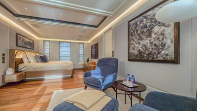 36 MMGI 44M Superyacht for Sale Master cabin