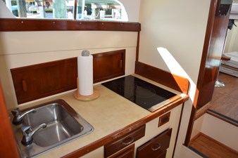 Galley down to starboard side