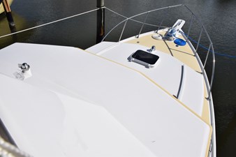 Bow view from Flybridge