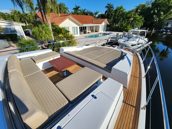 MAIN DECK BOW LOUNGE AREA - FANTASTIC 77’ (23.47m) Azimut Motoryacht, 2019