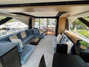 MAIN DECK SALON - FANTASTIC 77’ (23.47m) Azimut Motoryacht, 2019