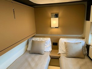 LOWER DECK PORT TWIN GUEST STATEROOM - FANTASTIC 77’ (23.47m) Azimut Motoryacht, 2019