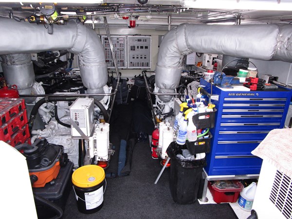 Engine room looking fwd
