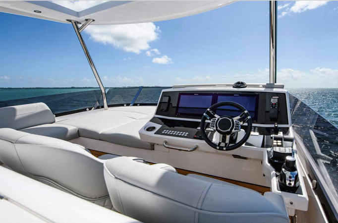 Spacious Flybridge Layout
