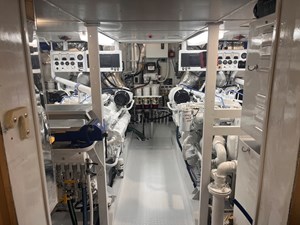 Engine room looking aft