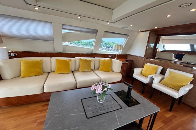 Euroyacht Planet 125S - Bridge deck interior lounge