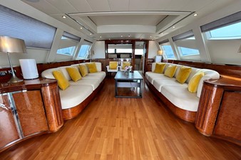 Euroyacht Planet 125S - Bridge deck interior lounge