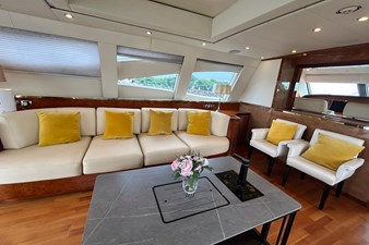 Euroyacht Planet 125S - Bridge deck interior lounge