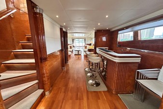 Euroyacht Planet 125S - Stairs from Main deck to Bridge deck