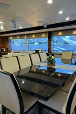 32M Princess (2013) - Interior dining area