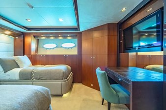 32M Princess (2013) - Twin Cabin, Lower deck