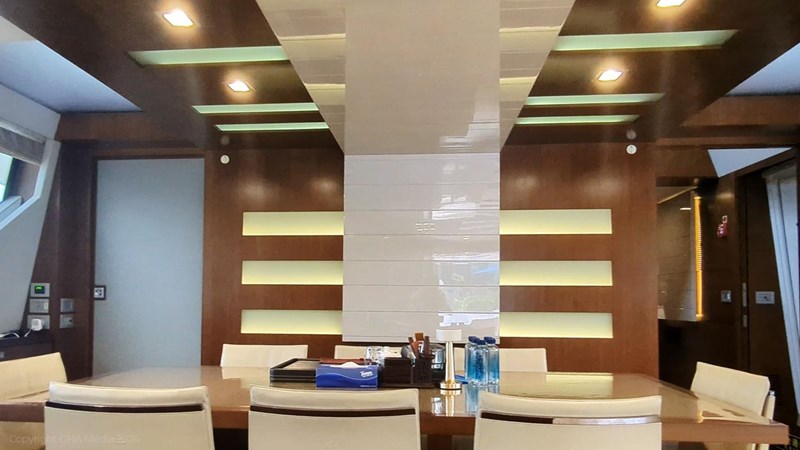 2015 Ferretti Custom Line 100 - Interior dining area