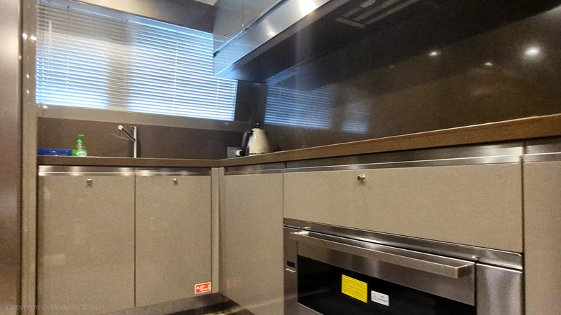 2015 Ferretti Custom Line 100 - Galley