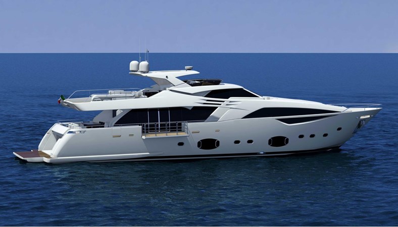 Render - Ferretti Custom Line 100
