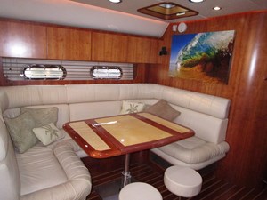 Port side dinette