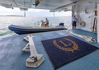 LAUREL 240'/73.15m Delta 2006/2014 Motor Yacht: Tender Bay