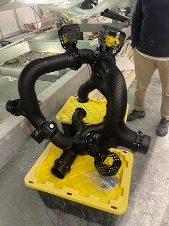 Vesper Printed Water ballast manifold