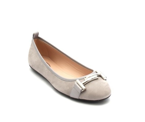gray ballerina flats