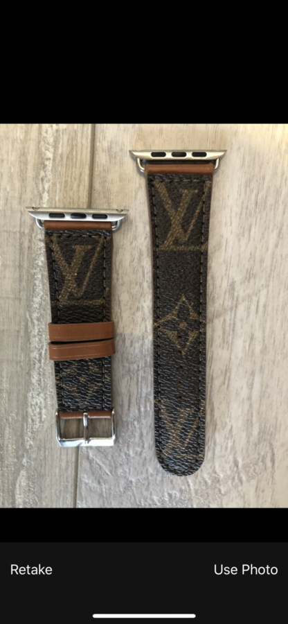 refurbished louis vuitton apple watch band