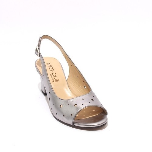 metallic chunky sandals