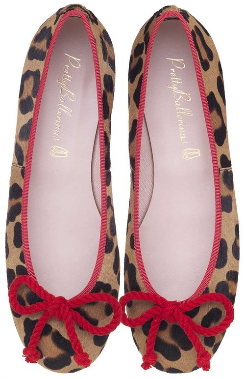 pretty ballerinas leopard loafer