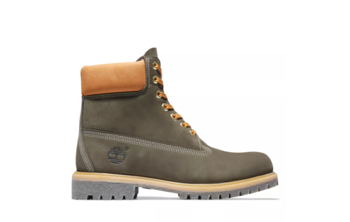 Green nubuck timberlands Clearance