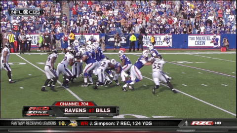 Terrell Suggs Drills EJ Manuel on Kneel-Down as Time Is Running out