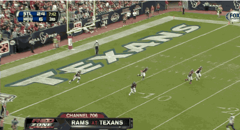 St. Louis Rams vs. Houston Texans: Daren Bates Returns Fumble for a Touchdown