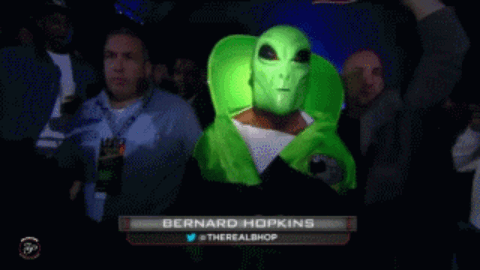 Hopkins Dresses as an Alien for Entrance