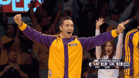 Lakers Get Excited After a Big Run, Pau Gasol Gets Left Hanging