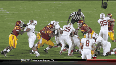 Stanford's Tyler Gaffney Breaks All the Tackles on His Way to a 35-Yard TD