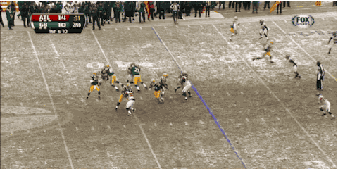 Sean Weatherspoon Has 71-Yard Pick-6 After Ball Bounces off Teammate's Foot