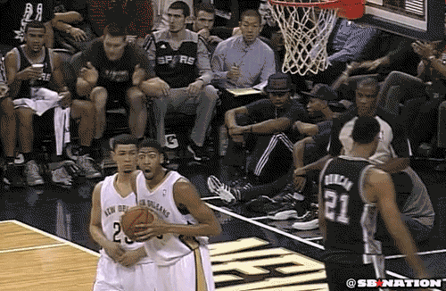 Anthony Davis Can't Believe Call, Raises Unibrow in Shock